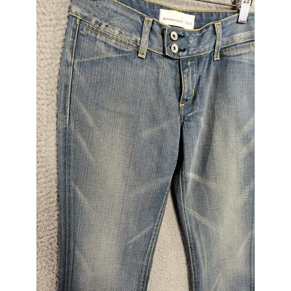 Paper Denim & Cloth Jeans Womens Size 25 Horizon Blue Denim Boot Cut 32" Inseam - Picture 2 of 12